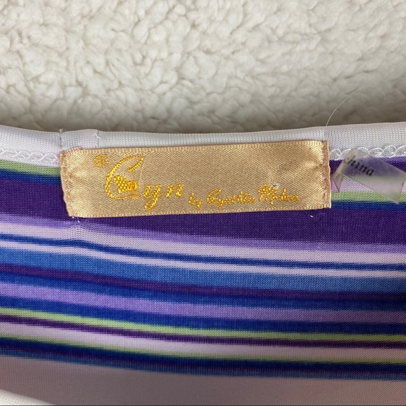 Cyn by Cynthia Mehra V-neck Tunic Top / Coverup - Picture 5 of 6